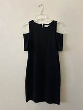 Women’s Michael Kors Black Peek-A-Boo Sleeve Cocktail Party Dress Size XS