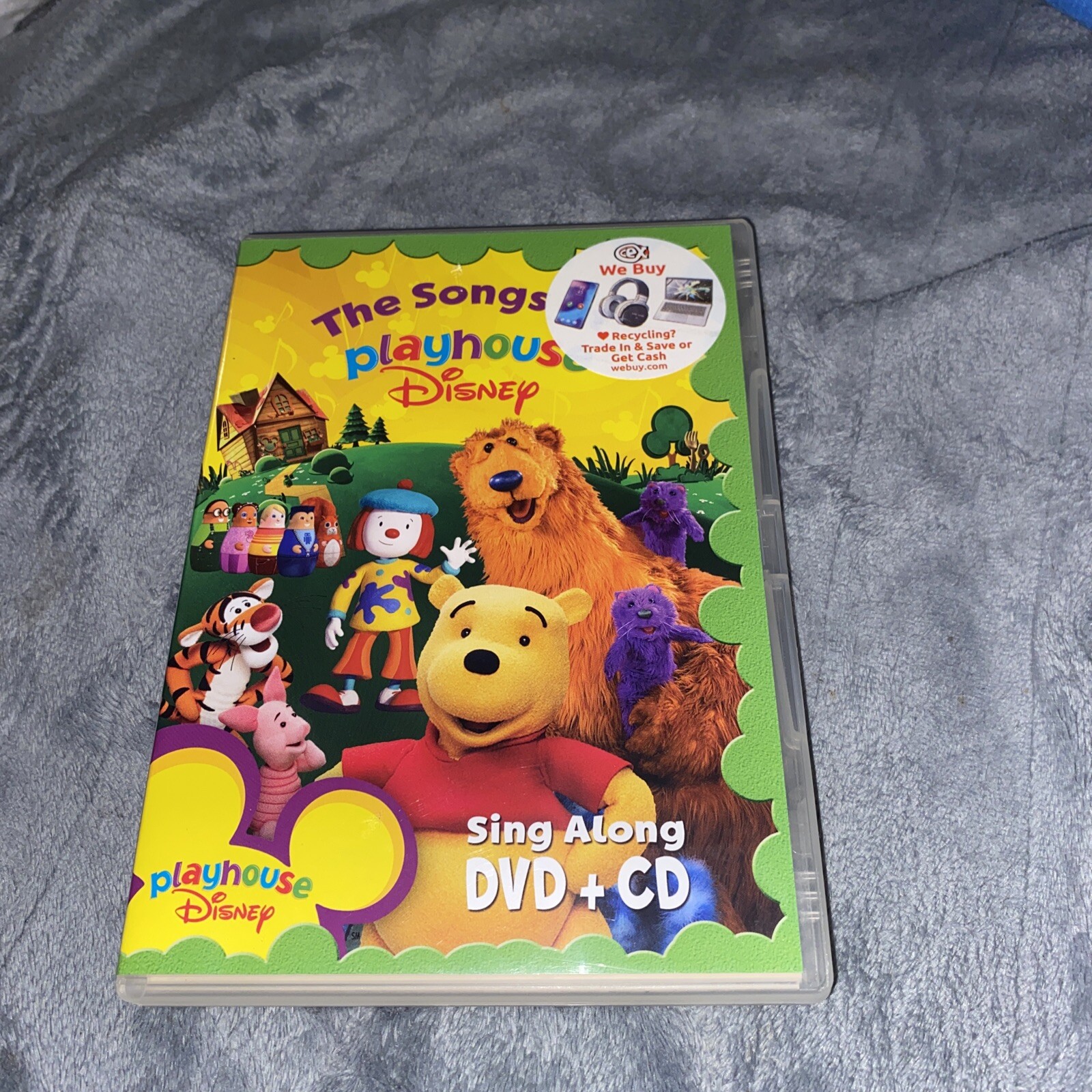 The Songs Of Playhouse Disney DVD+CD Very Rare 100 Tested Working Hard