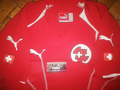 Maglia Svizzera Calcio Puma Suisse Maglia Calcio Maillot Youth Trikot MINT