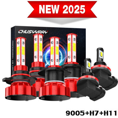 For Subaru Legacy 2010 2011 2012 2013 2014 6x LED Headlights + Fog Light Bulbs