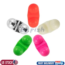 50X Fishing Catfish Rig Double Rattles Beads Inline Attractants Striper Bass US