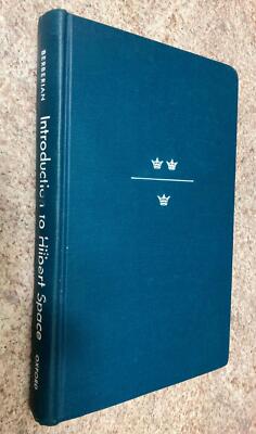 Introduction to Hilbert Space, Sterling K. Berberian, 1961 HB