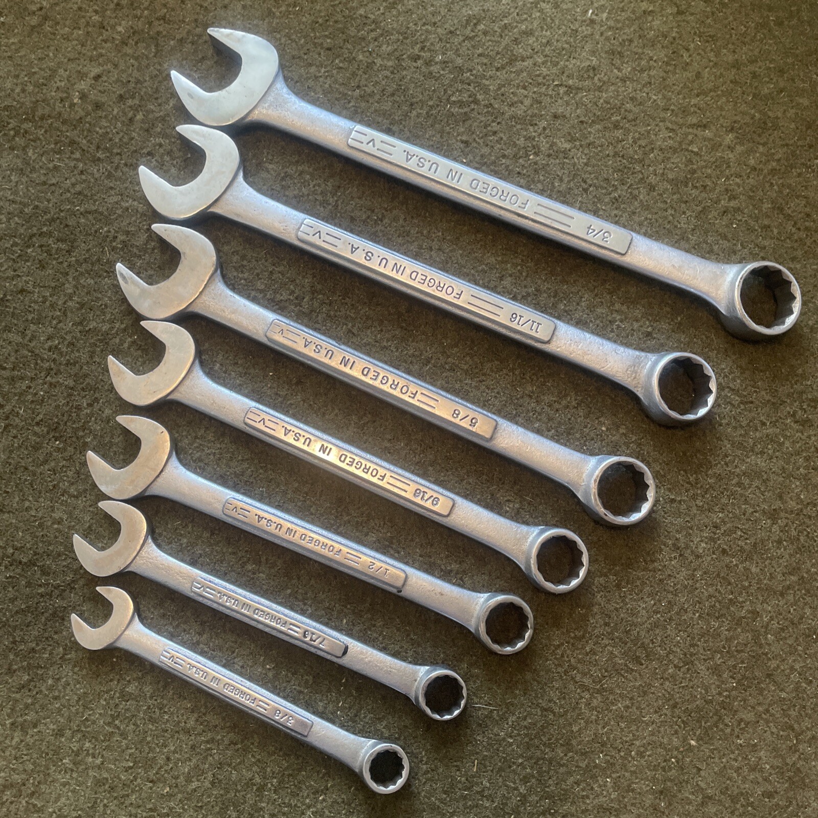 Vintage Craftsman Combination Wrench Set =V= 🇺🇲 eBay