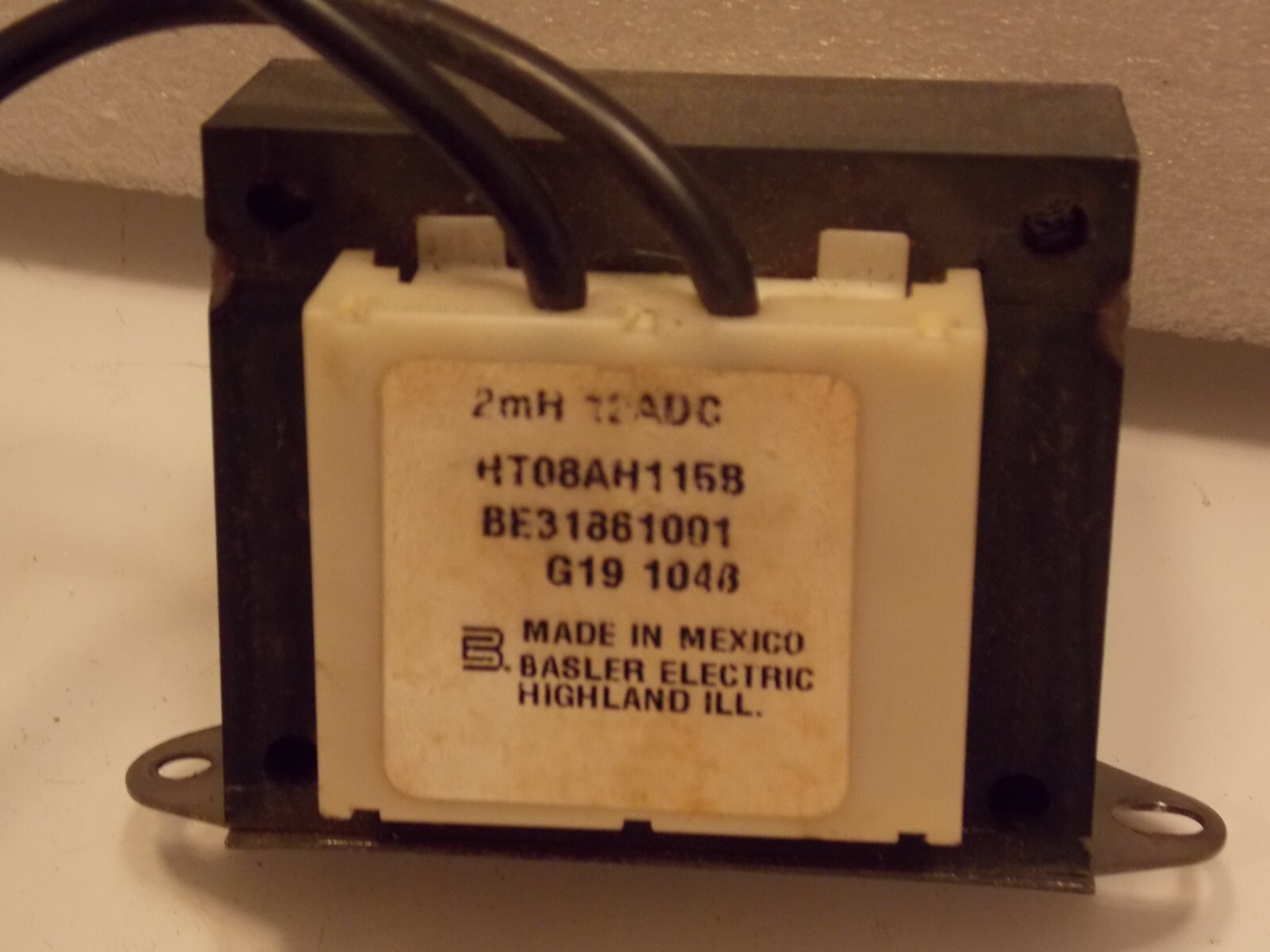 Bryant Carrier Payne Transformer HT08AH115B BE31861001 Furnace OEM Power  Choke | eBay