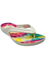 Skechers Women's Foamies Bay Breeze Thong Sandal White/Multi