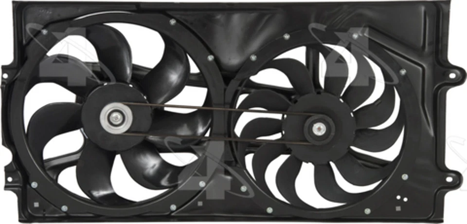 Conjunto de ventilador de radiador y condensador doble - Conjunto de ventilador de rueda / estado. se adapta a Passat 95-96 Foto 2 de 2