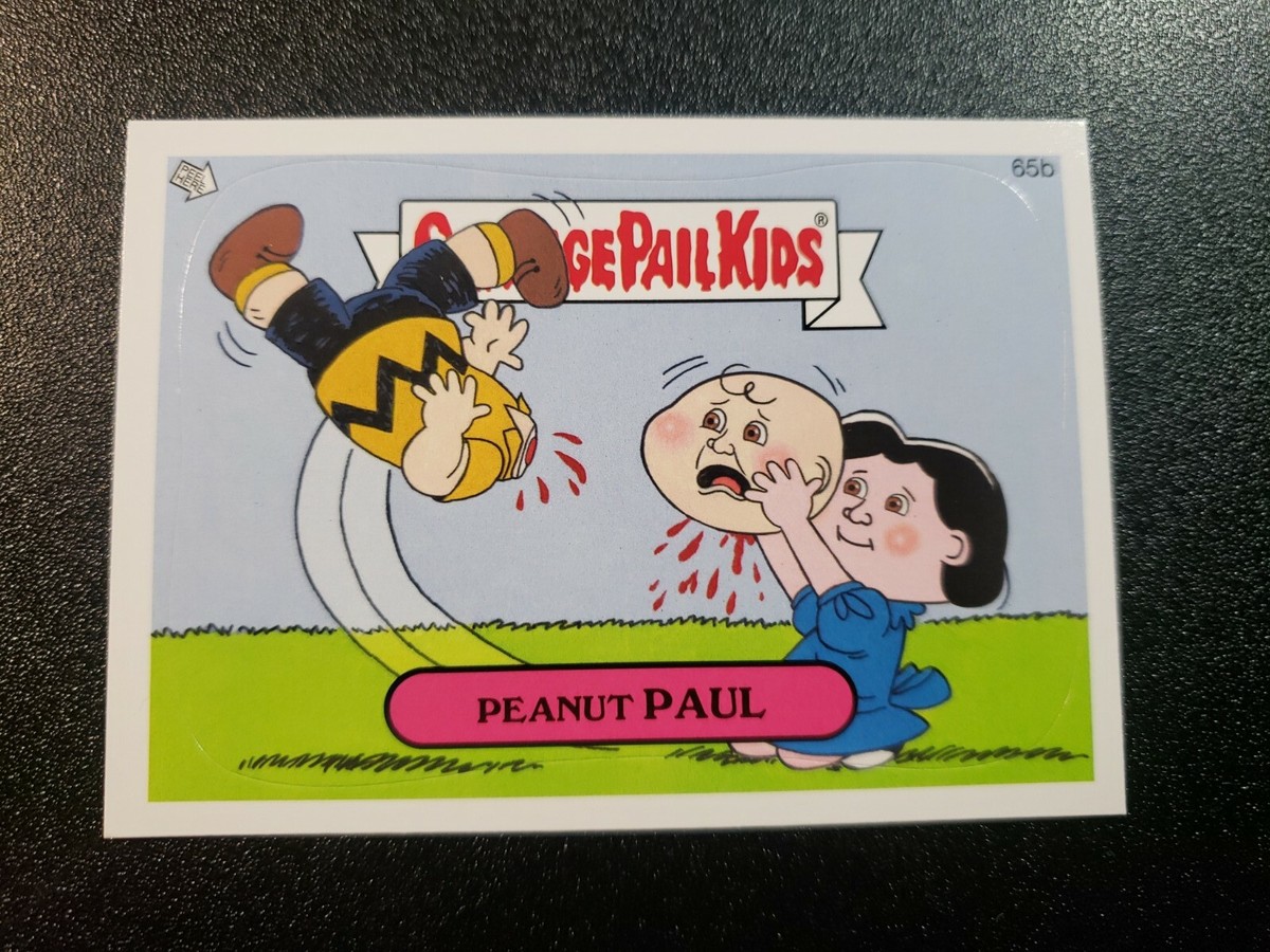 Charlie Brown Spoof Peanuts Lucy Garbage Pail Kids 2 Card Set | eBay