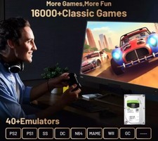 4TB SATA 3.5" Harddrive with Kinhank Super Console X5 Pro Emulator 16,220 Games