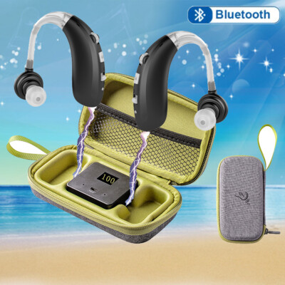 Hearing Aids Bluetooth Rechargeable Hear Amplifiers Sound Device