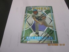 BRET SABERHAGEN METS 1995 TOPPS FINEST WITH COATING CARD #166
