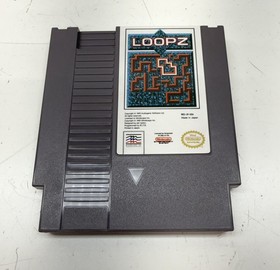 Loopz Nintendo NES Mindscape Complete, CIB, USA, Nice
