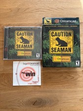 Sega Dreamcast Spiel : Caution Seaman ohne Mikro | DC OVP - NTSC-U/C USA