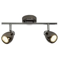 Brilliant Led Deckenlampe Milano Schwarz 2X3W GU10 Warmweiß Dreh- & Schwenkbar