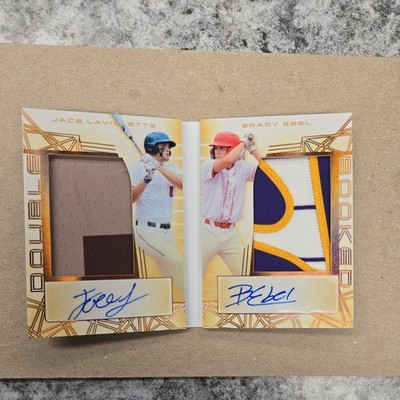2024 Leaf Trinity Jace Laviolette Brady Ebel Double Booked Patch Auto #22/25