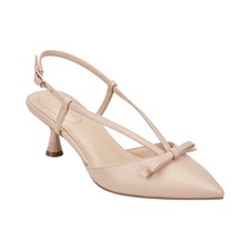 Women's Bandolino Macruz Slingback Kitten Heel Pumps Light Pink Beige