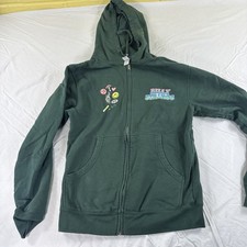 Billy Strings Rare Hoodie Full Zip All Over Print Size Small Green