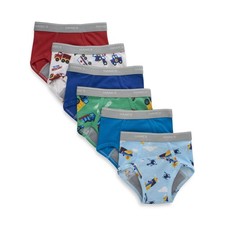 Hanes Toddler Boys Potty Trainer Boxer Briefs, 6-Pack