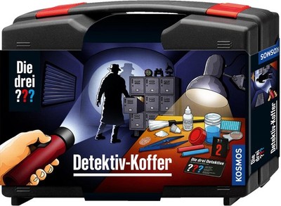 KOSMOS Die drei ??? Detektivkoffer Gesellschaftsspiel, Mehrfarbig