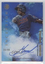 2021 Bowman Inception Blue Foil 23/99 Misael Urbina #PA-MU Auto 0je3