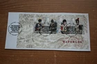 GB 2015 Battle of Waterloo m/s, Stamps on Piece, Used, ex FDC