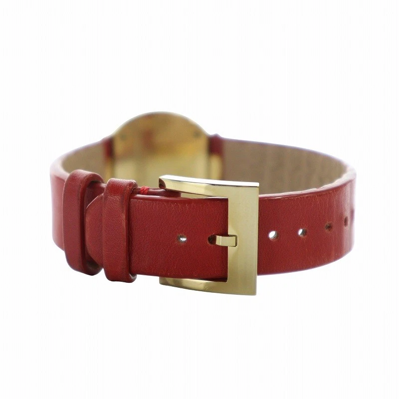 Y0719 Tory Burch Trb4005 Gy18 Orologio Donna Quarzo con Cintura in Pelle Logo Oro