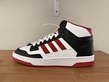 Adidas Rapid Court Mid Top Men’s Basketball Shoes White Black Red JR3160