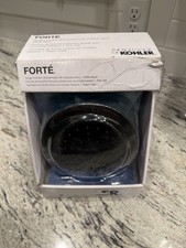 Kohler Forte Single Function Shower Head With Katalyst Spray, Matte Black