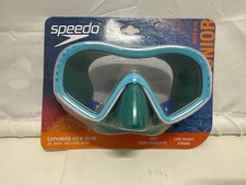 Speedo Jr. Wave Watcher Swim Mask   Teal  White