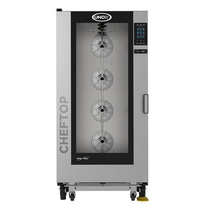 UNOX XAVL-2021-HPRS Full-Size 20 Pan Electric Combi Oven w/ MIND.Maps Touchsc...