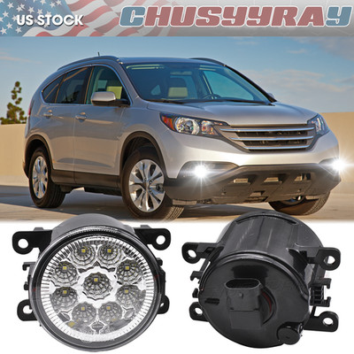 2pcs Front Bumper LED Fog Light Driving Lamp For Honda Civic 2018