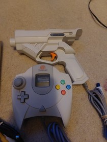 Japanese Sega Dreamcast Console Lot *US Seller* Light Gun Virtua Cop 2 Tested 