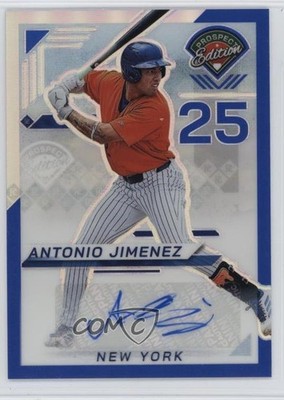 2025 Panini Prospect Edition Blue Prizm Signatures /149 Antonio Jimenez Auto 4jk