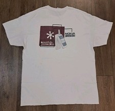 Vintage Y2K Nokia 3155i T-Shirt XL Hanes Cell Phone Promo Tee Retro Camera Op