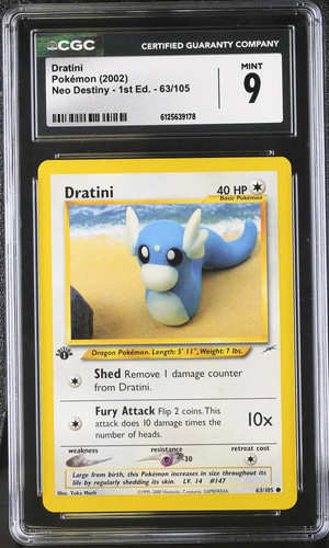 Dratini (1st Edition) graded CGC 9 for sale on eBay
