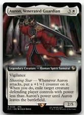 Auron, Venerated Guardian (Extended Art) #130 (LP) Final Fantasy FIC Magic MTG