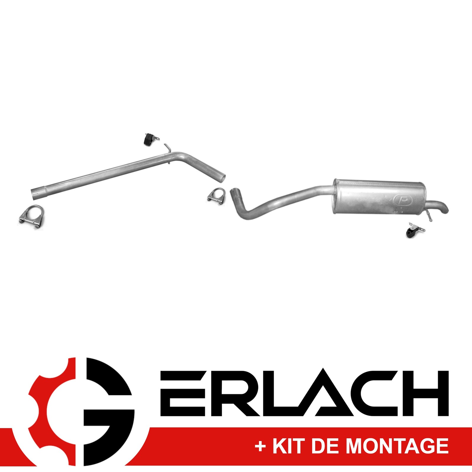 Silencieux pot d'échappement voiture de rechange Seat Ibiza Skoda Fabia VW Polo 1.2 1.6 1.9 TDI 4439