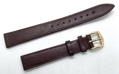 NEW HIRSCH SPEIDEL Austria Brown Calf Leather Watch Band 14mm Lugs Water Resist