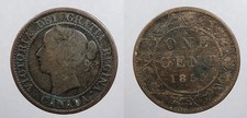 CANADA 1859 Cent Victoria; Narrow '9' #WC104974