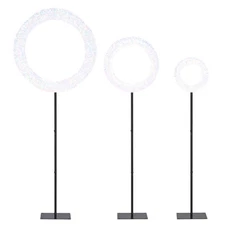 AplusChoice 3 Piece Wreath Base Floor Stand for Christmas Wreath Decoration