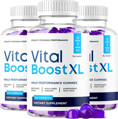 (3 Pack) Vital Boost XL Gummies - Official VitalBoost XL Gummys For Men Premium