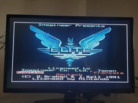 Elite Nintendo NES Game Boxed with Manual 1991 Working Very Rare Good Condition