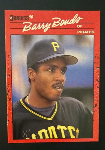 Barry Bonds #126 1990 Donruss Aqueous Test card
