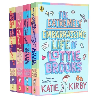 Lottie Brooks Series By Katie Kirby 4 Books Collection Set -Ages 9-12-Paperback
