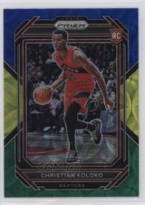 2022-23 Panini Prizm Choice Blue Yellow & Green Christian Koloko #265 0xe0