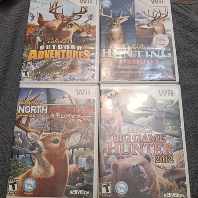 Wii Cabelas Bundle 4 game lot