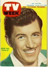 TV WEEK (Victoria) Jan 11 1962 ANTHONY EISLEY