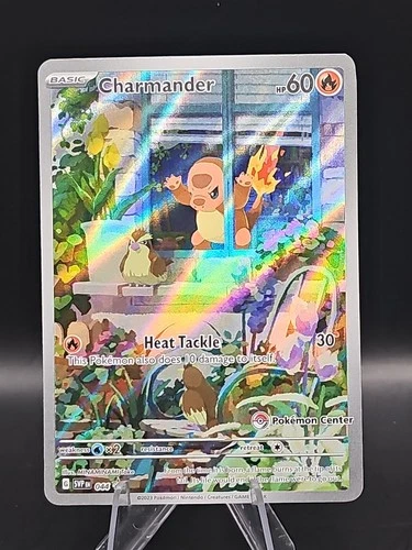 Pokémon TCG Obsidian Flames Charmander Center ETB Promo SVP044