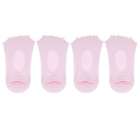 2Paar Yoga Socken FüNf Zehen Socken Griffen Frauen Hellrosa
