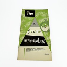 Bell Howell Tips on Christmas Movie Making Vintage Booklet B H Vintage