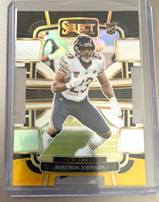 2023 Panini Select - Concourse Roschon Johnson #19 Silver Prizm Die-Cut (RC)